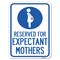 Signmission Reserved for Expectant Mothers With Graphic Heavy-Gauge Aluminum Rust Proof Parking, A-1824-23202 A-1824-23202 - alternate 1